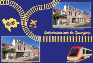 Onderkamer aan de Spoorzone